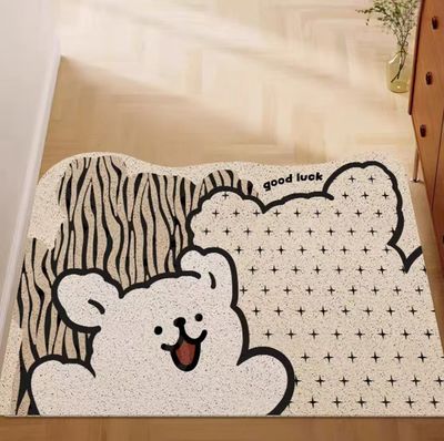 【新品上架】家用丝圈入户地垫50*80cm 星星条纹小狗 / Scraper Mat 50*80cm Star Maltese