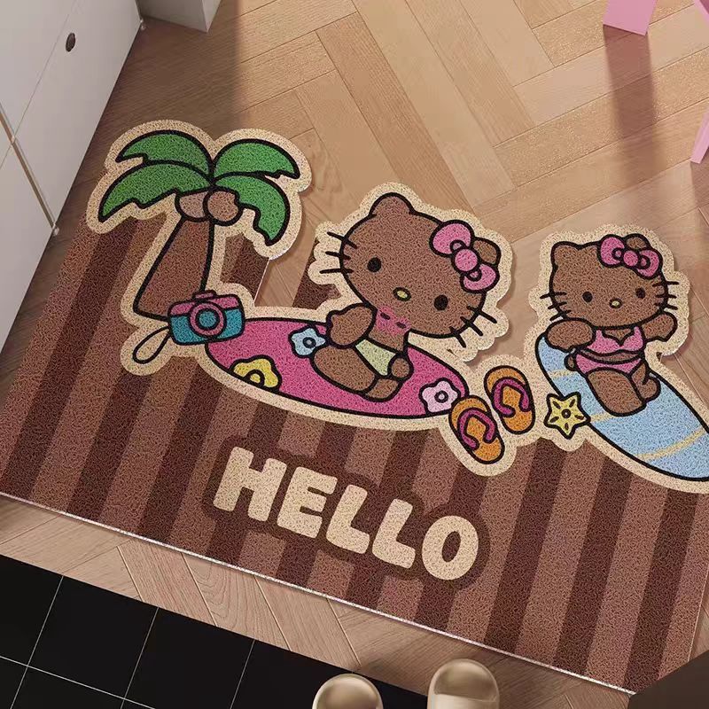 【新品上架】家用丝圈入户地垫60*90cm 火辣非洲棕色