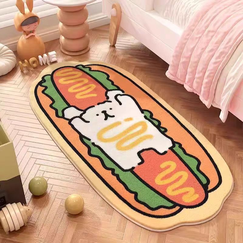 【新品上架】家用床边仿羊绒地毯40*120cm 热狗 / Cashmere Mat 40*120cm Hot Dog Maltese