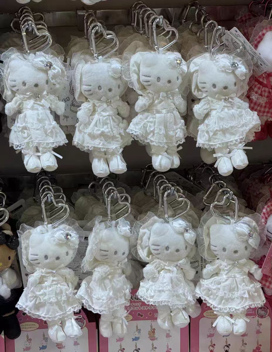 【新品上架】SANRIO 三丽鸥洛丽塔长腿系列挂件 白Kitty