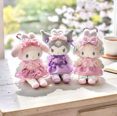 【2026年3月发售】Sanrio三丽鸥长腿蕾丝女仆系列挂件 小羊 / 【Pre-order】Piano Long-Leg Lace Maid Series Charm By SANRIO