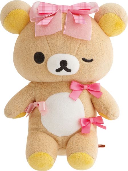 【新品上架】轻松熊蝴蝶结系列公仔 熊哥/ Rilakkuma Tie Bow Pillow