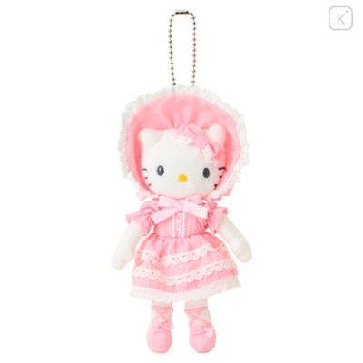 【新品上架】Sanrio三丽鸥衣橱长腿KITTY系列挂件 粉色蕾丝帽/LongLeg HelloKitty Pink Lace Hat Keychain By SANRIO