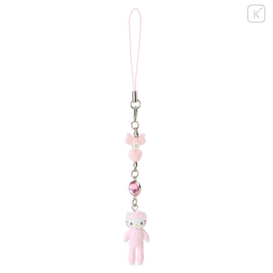【新品上架】Sanrio三丽鸥衣橱长腿KITTY系列手机链 粉色运动装/ Longleg Hellokitty Pink Hoodie Chain By SANRIO