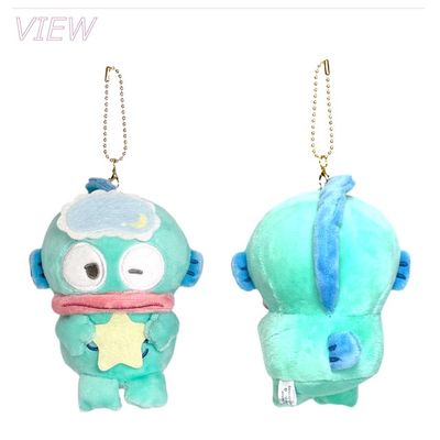 【在途现货】Sanrio三丽鸥喵喵物语睡衣系列挂件 丑鱼/ Cat Pajamas Hangyodon Chain By SANRIO