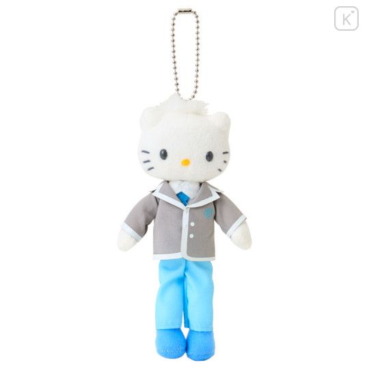 【在途现货】Sanrio三丽鸥衣橱长腿Daniel系列挂件 灰衣蓝裤/Longleg Hellokitty Grey Hoodie Keychain By SANRIO