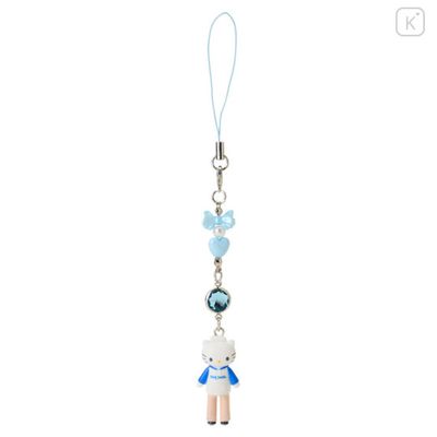 【新品上架】Sanrio三丽鸥衣橱长腿Daniel系列手机链 蓝白卫衣/ Long-legged Hellokitty Blue Hoodie Chain By SANRIO