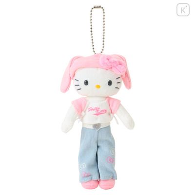 【新品上架】Sanrio三丽鸥衣橱长腿KITTY系列挂件 兔耳针织帽/ LongLeg HelloKitty Rebbit Keychain By SANRIO