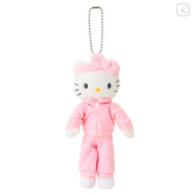 【新品上架】Sanrio三丽鸥衣橱长腿KITTY系列挂件 粉色运动装/ Long-legged Hellokitty Pink Hoodie Keychain By SANRIO