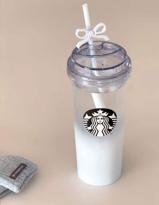 【新品上架】Starbucks星巴克韩国25年圣诞系列第二季 蝴蝶结透明吸管杯887ML/ Clear Bows Straw Cup