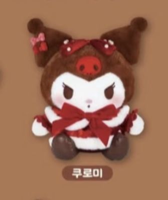 【新品上架】Sanrio三丽鸥韩国25年圣诞系列公仔 库洛米/ Christmas Series Plush Kuromi By SANRIO