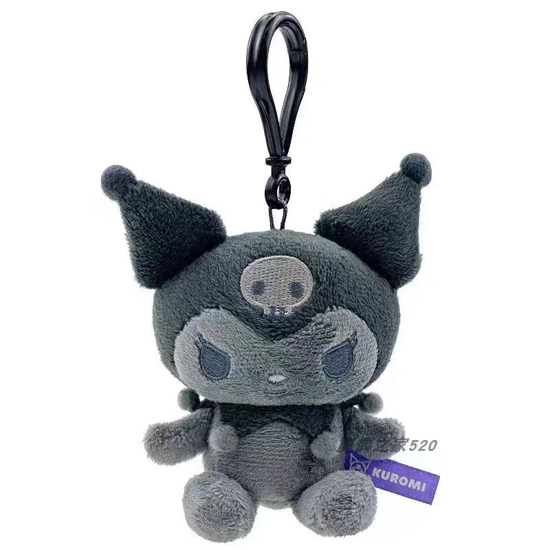 【在途现货】Sanrio三丽鸥美版煤球挂件 库洛米/Black Series Keychain Kuromi By SANRIO