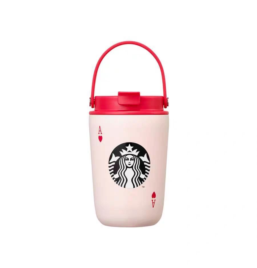 【新品上架】Starbucks星巴克韩国26年情人节系列 红桃A焖烧杯/ Valentine's Series Ace of Hearts Thermal Cooker By Starbucks