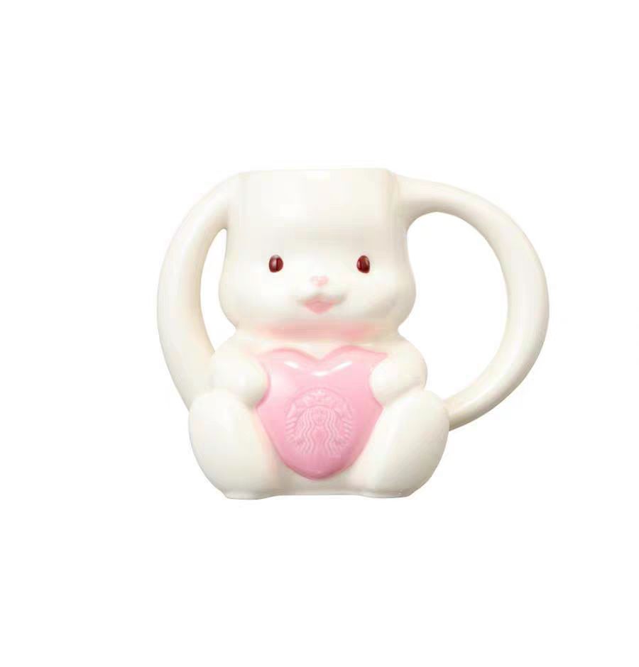 【新品上架】Starbucks星巴克韩国26年情人节系列 兔子马克杯/ Valentine's Series Bunny Ceramic Cup By Starbucks