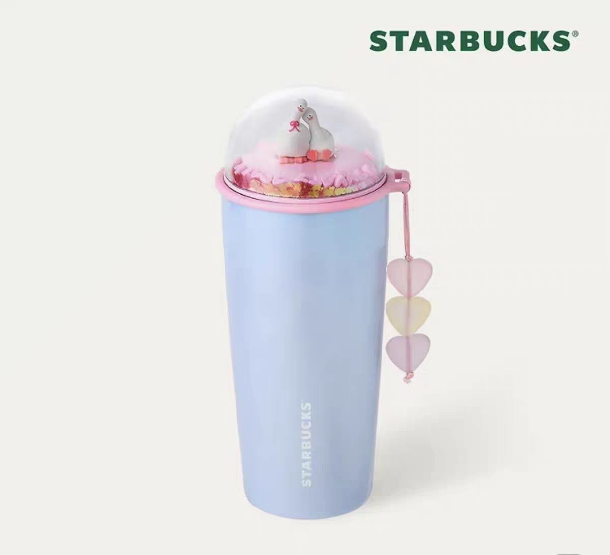 【新品上架】Starbucks星巴克 X Jellyduck26年情人节系列 蓝色手球杯/ Valentine's Series Blug Mug By Starbucks