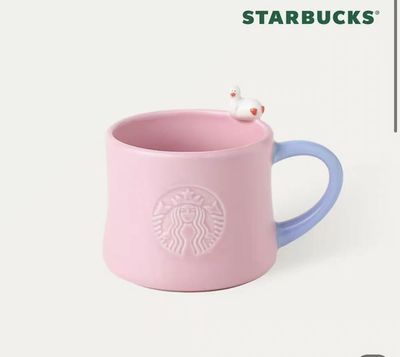 【新品上架】Starbucks星巴克 X Jellyduck26年情人节系列 粉色马克杯/ Valentine's Series Pink Mug By Starbucks