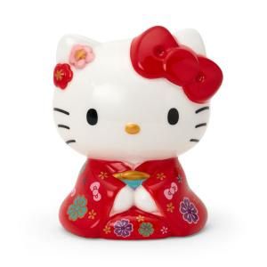 【预订】Sanrio三丽鸥Hello Kitty祈福招财猫摆件存钱罐 和服/ Maneki-neko Money Box By SANRIO