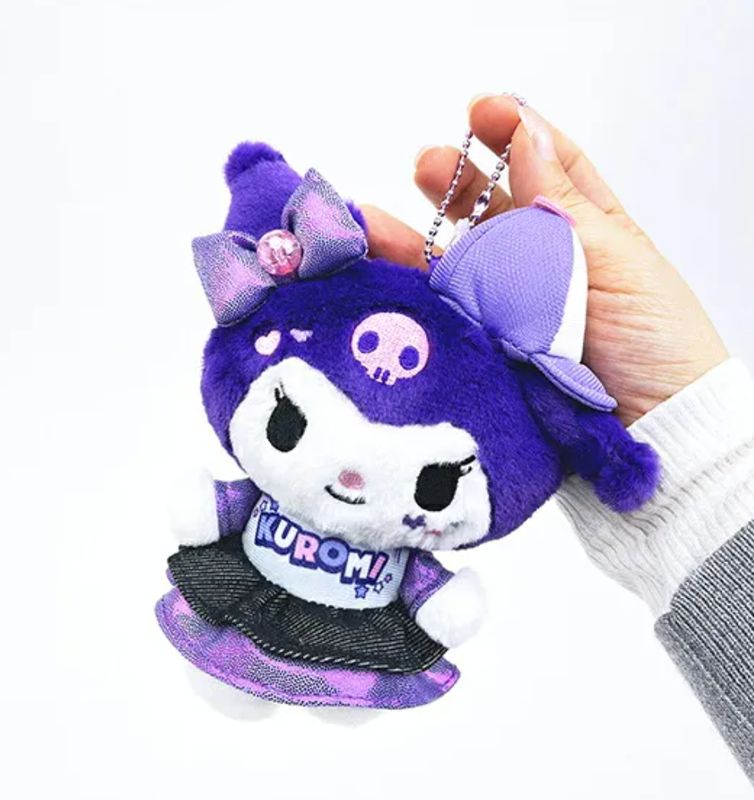 Kuromi Y2K Vivid Color Hat Series Plush Charm by Sanrio