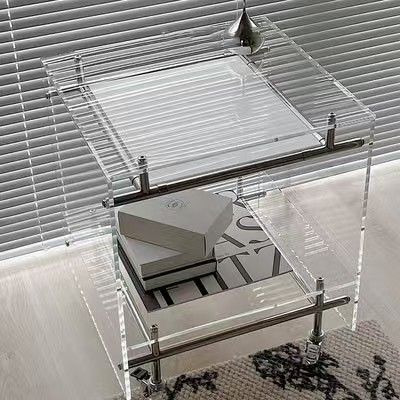 【新品上架】透明亚克力移动茶几Transparent Acrylic Mobile Coffee Table