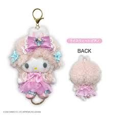 Sanrio三丽鸥NIC芭蕾裙系列伸缩扣挂件 小羊Piano / Sanrio NIC Ballet Dress Series Retractable Badge Reel Keychain Pompompurin