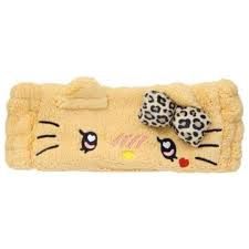 Sanrio三丽鸥豹纹黑皮束发带 HelloKitty Y2K /Sanrio Leopard Black Hair Tie Y2K Style