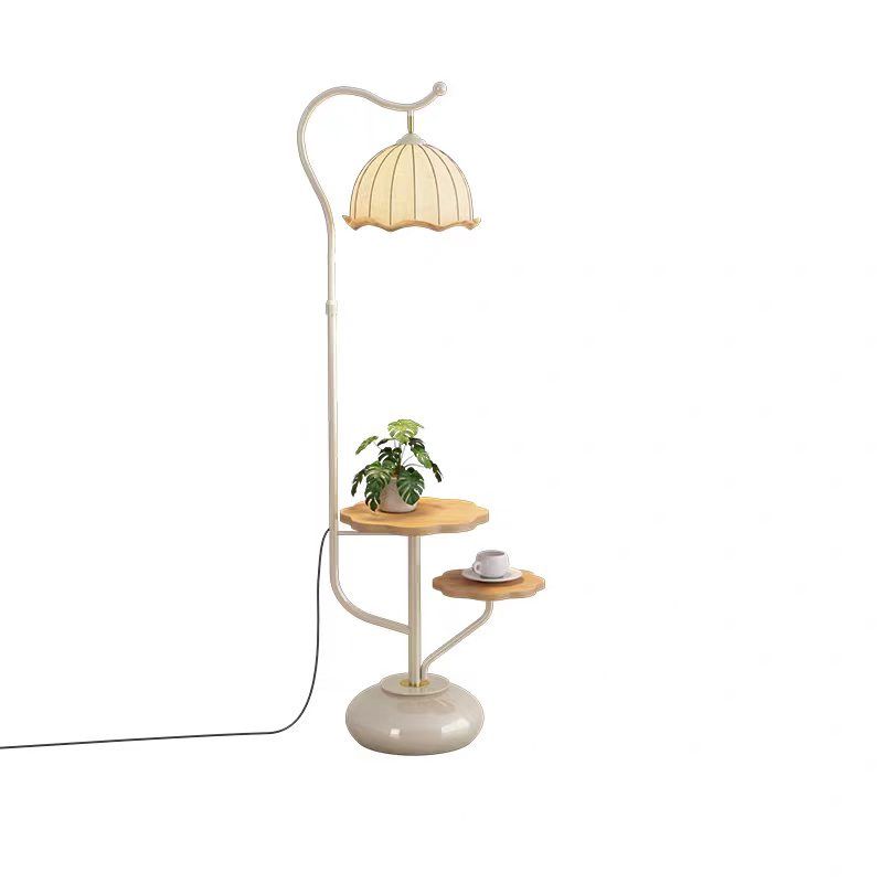 【在途现货】中古风落地灯  带托盘/ Floor Lamp