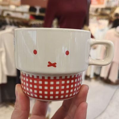 【在途现货】米菲兔卡通陶瓷马克杯/ Miffy Ceramic Marker Cup