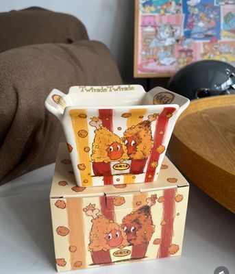 【新品上架】可爱餐具星星人爆米花方碗  鸡腿/ Twinkle Twinkle Popcorn Square Bowl