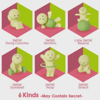 【在途现货】SMISKI健身系列盲盒SMISKI Exercise Series Blind Box By SMISKI