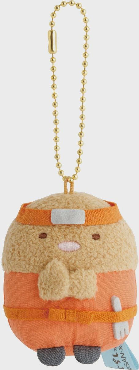 【在途现货】角落生物毛绒挂件 炸猪排Sumikko Gurashi Tonkatsu Plush Keychain By SAN-X