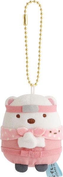 【在途现货】角落生物毛绒挂件 白熊Sumikko Gurashi Shirokuma Plush Keychain By SAN-X