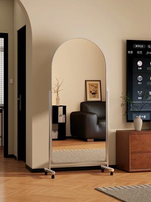 可移动旋转穿衣镜176*70cm/ Movable Swivel Full-length Mirror