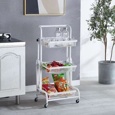 【在途现货】三层折叠收纳小推车/ 3-Layer Folding – Storage Cart