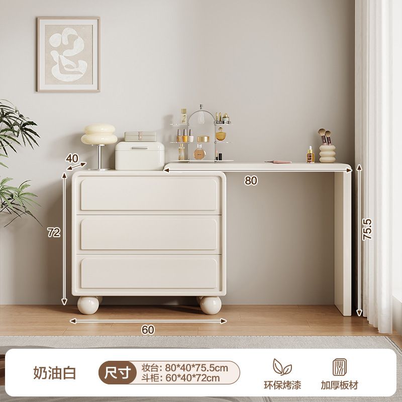 Makeup Vanity &amp; Storage Dresser Set 梳妆台化妆桌组合柜（梳妆台+斗柜）