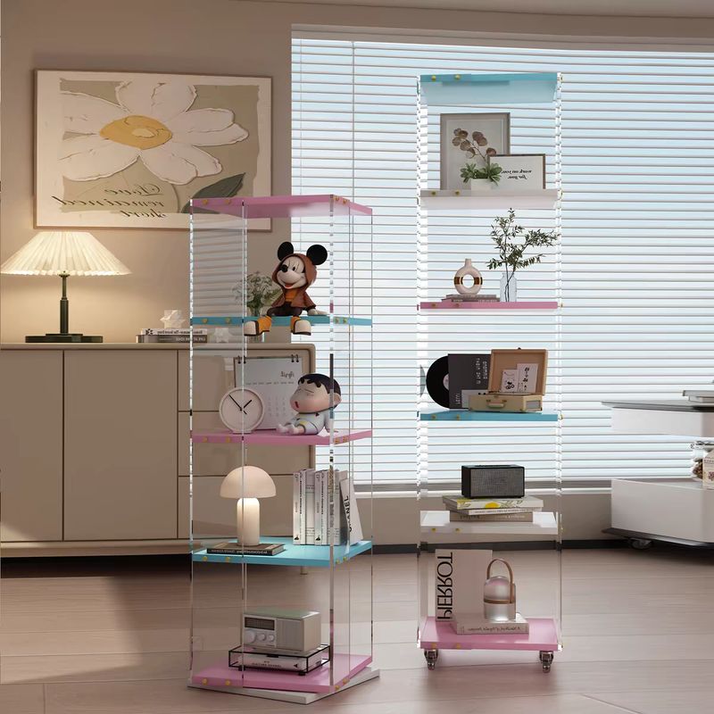 4-Layer Rotating Display Box – Dopamine Design 四层多巴胺旋转底座展示盒