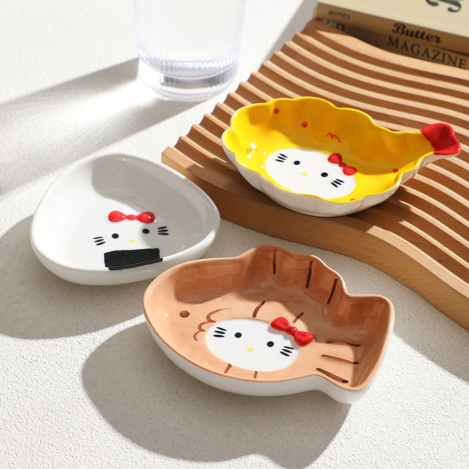 Kitty异形盘小碟子/ Hello Kitty Shaped Small Plate
