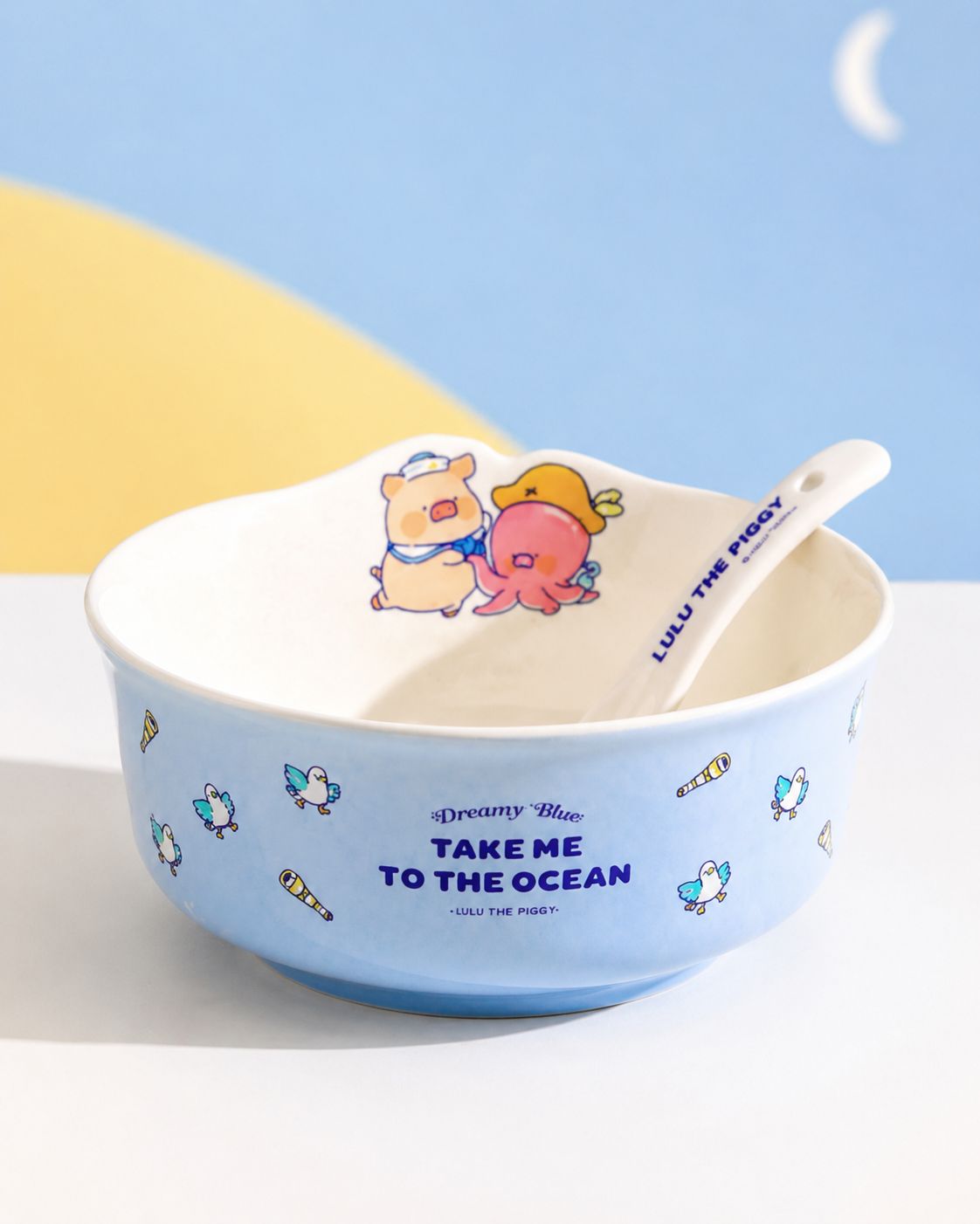【新品上架】LuLu猪海洋系列餐具-汤碗 / LuLu The Pig Ocean Series Tableware – Soup Bowl
