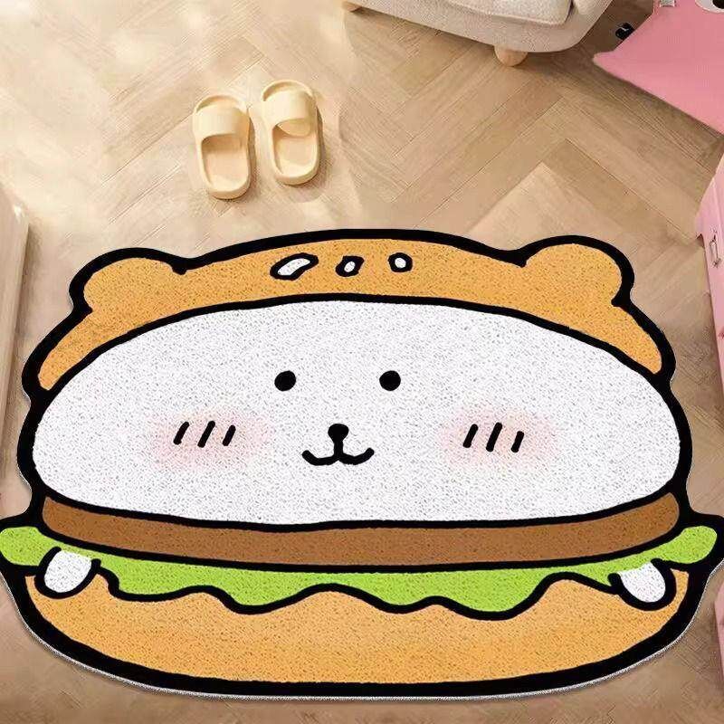 Cute Puppy PVC Coil Door Mat - Chubby Burger