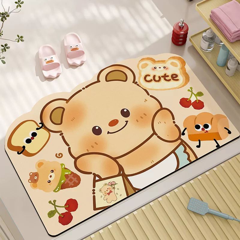 Butter Bear Bath Mat - Big Bear &amp; Toast