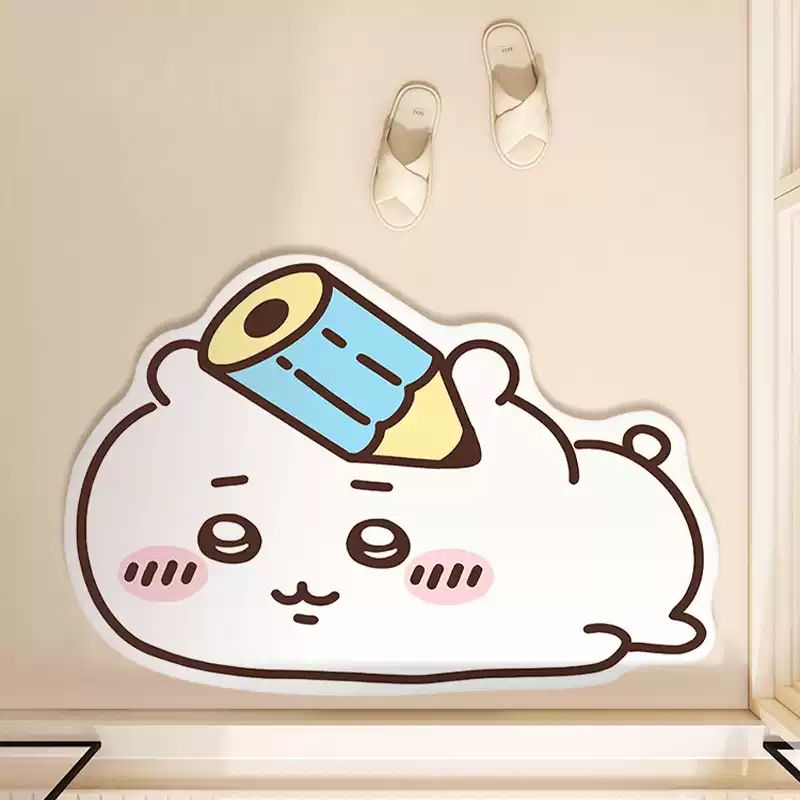 Chiikawa Lying Down Diatomite Bath Mat