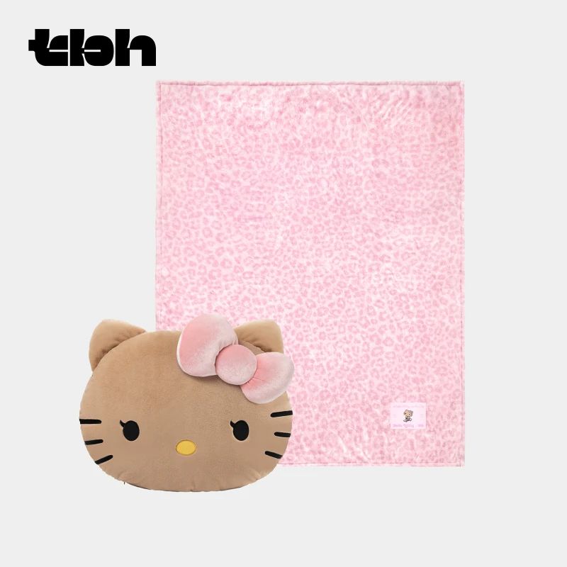 tbh Hello Kitty 2-in-1 Flannel Blanket Pillow - Pink