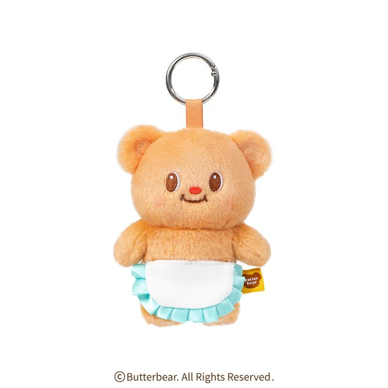 Butter Bear Apron Plush Charm