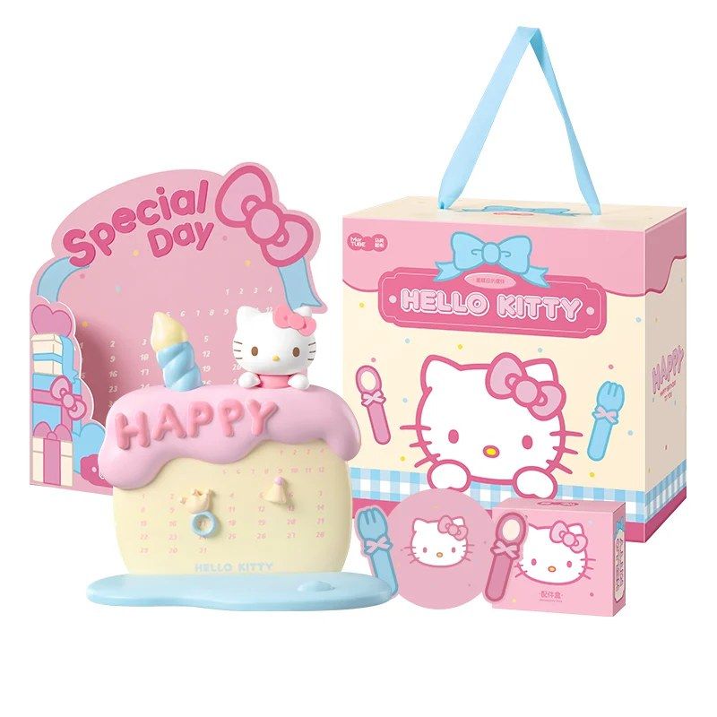 MarTUBE SANRIO Hello Kitty Cake Perpetual Calendar Ornament