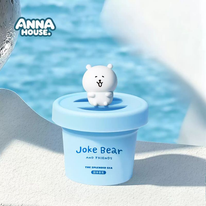 Joke Bear Solid Air Freshener - Blue