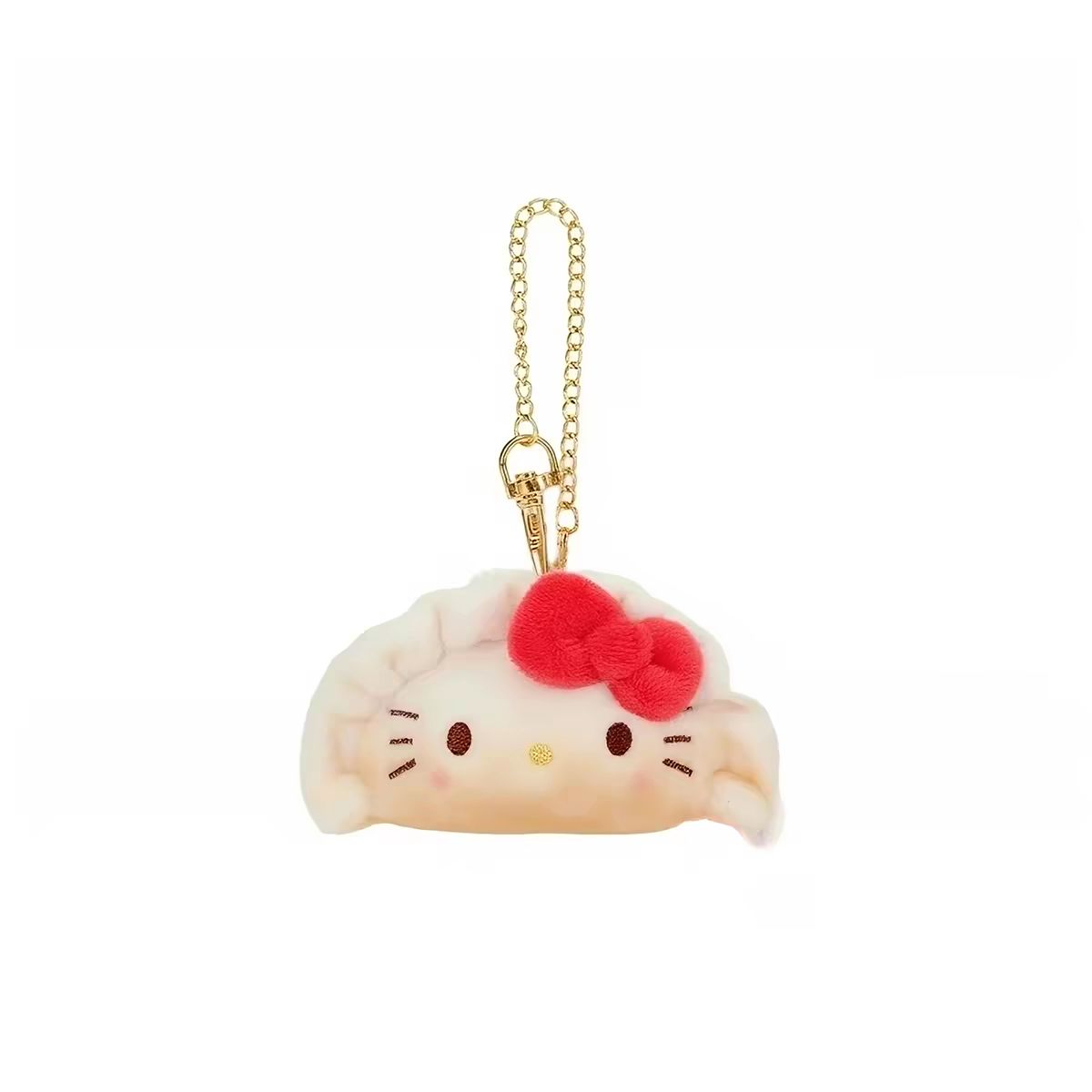 SANRIO三丽鸥Hello Kitty锅贴毛绒挂件 SANRIO Hello Kitty Gyoza Plush Charm