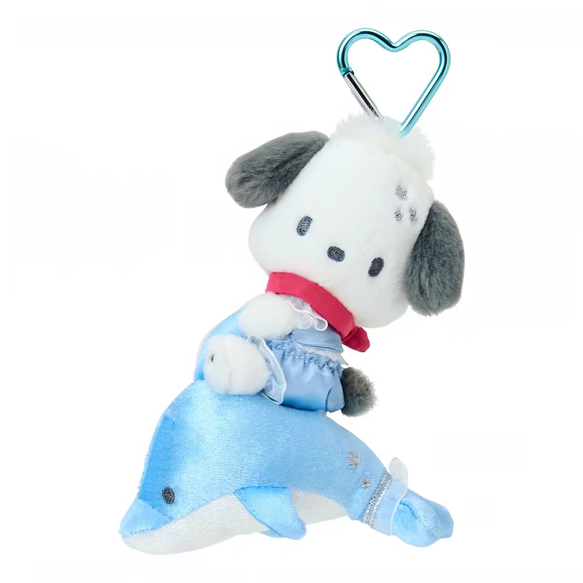SANRIO Pochacco Dolphin Plush Charm
