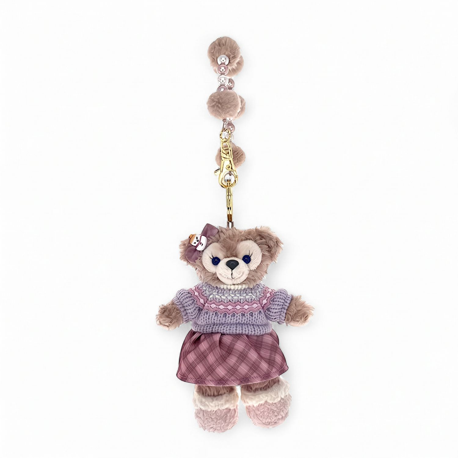 香港迪士尼冬日系列雪莉玫毛绒挂件 Hong Kong Disneyland Winter ShellieMay Plush Charm