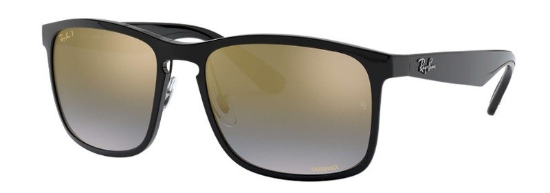 Ray Ban 4264 Chromance Black Blue Gradient Mirror