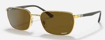 3684 Chromance Polarized Brown Solid Color Gold
