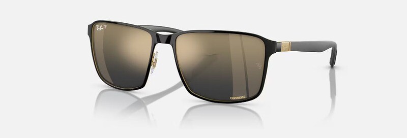 3721 Chromance Polarized Polished Black On Gold